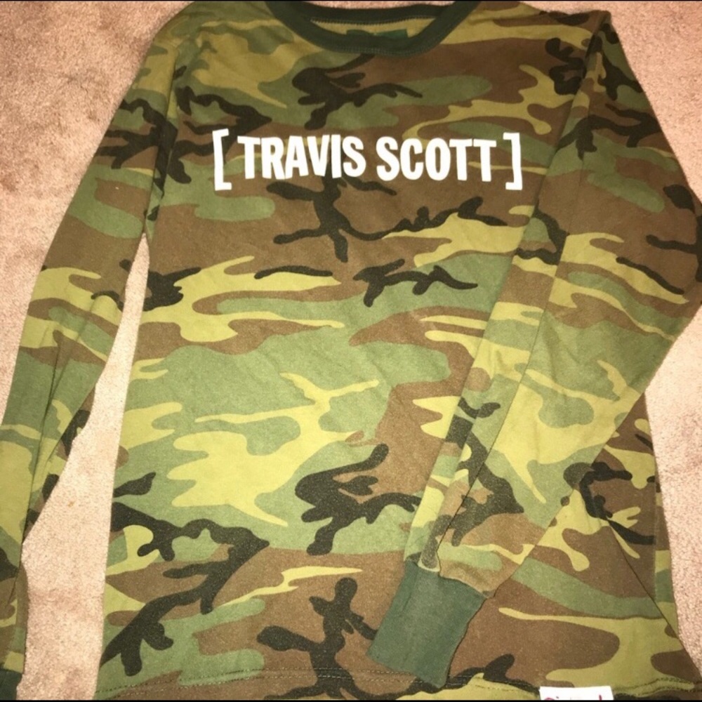 Travis Scott Diamond Supply long sleeve shirt.